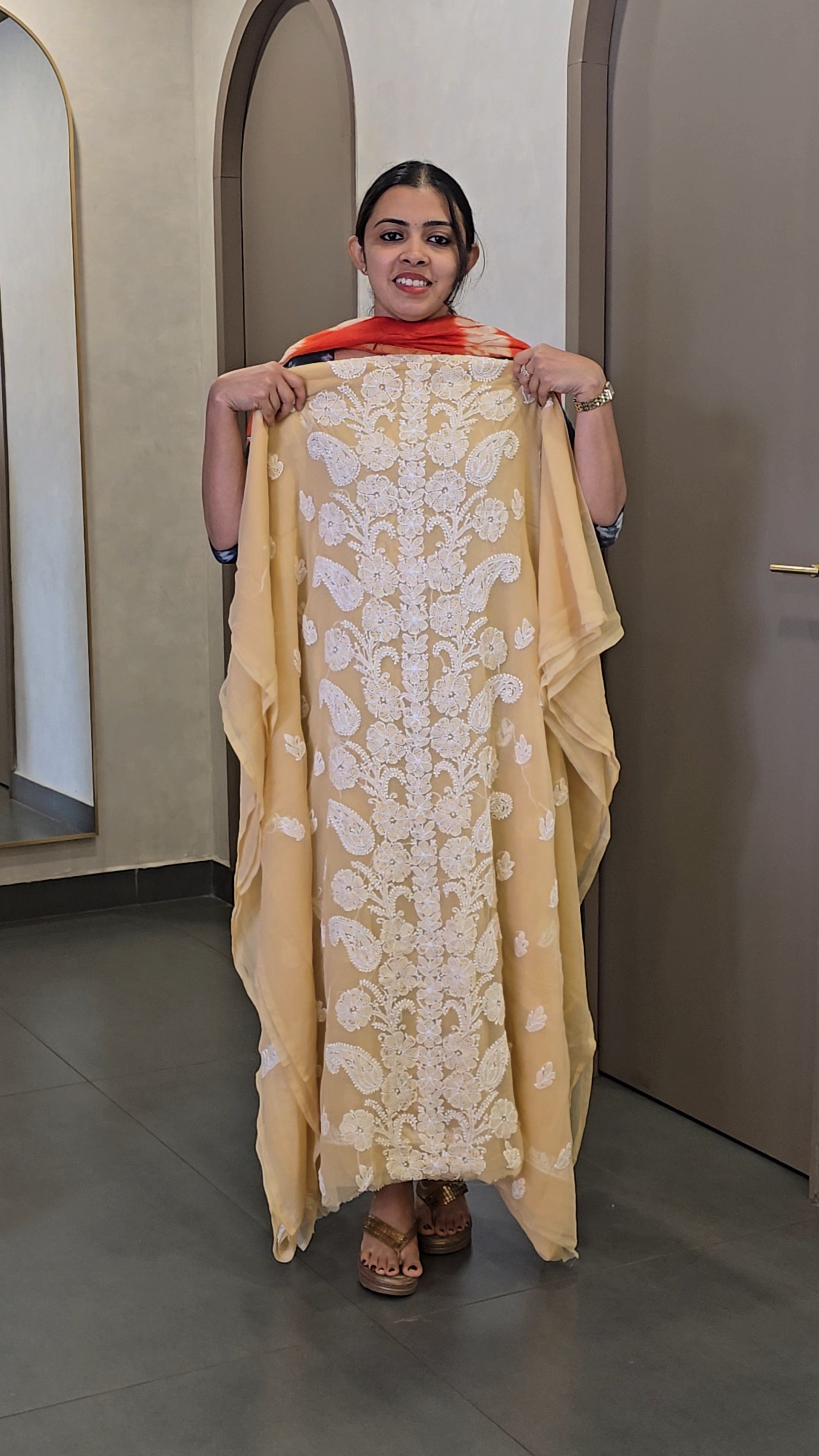 Georgette Chikankari Salwar Suit -SC 10409