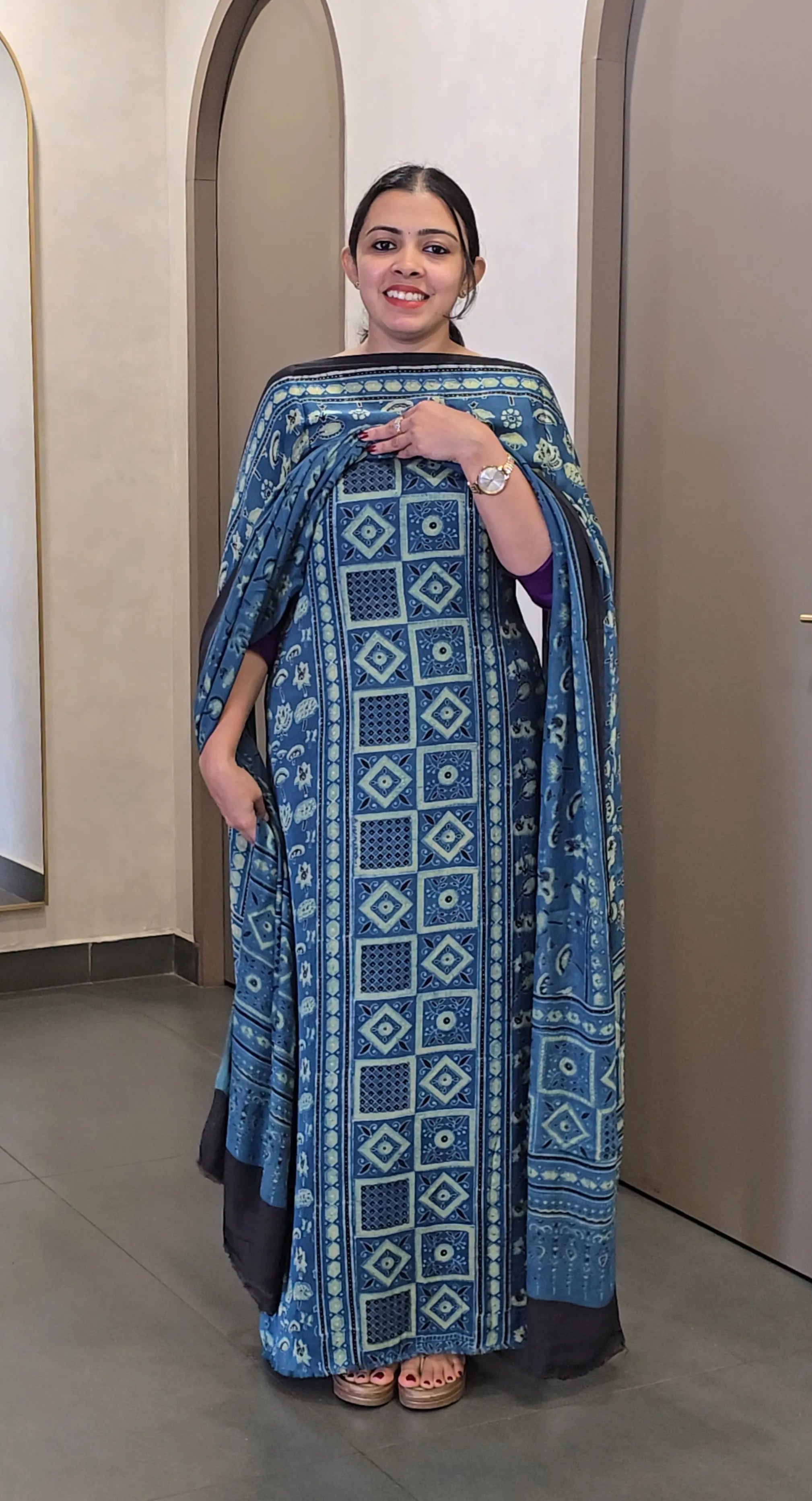 Pure Modal Silk Salwarsuit - SC 10186