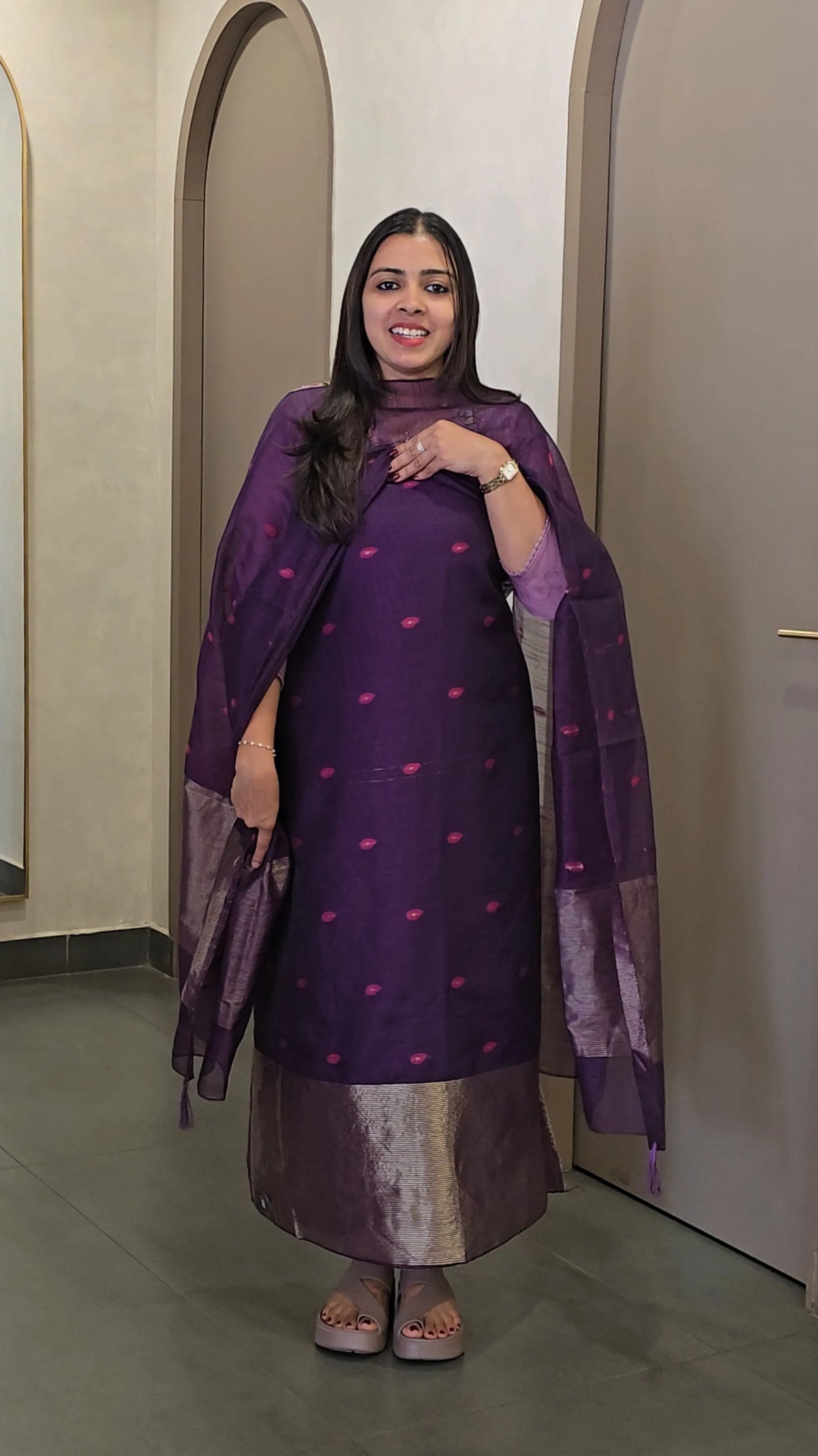 Chanderi Salwarsuit - SC 10779