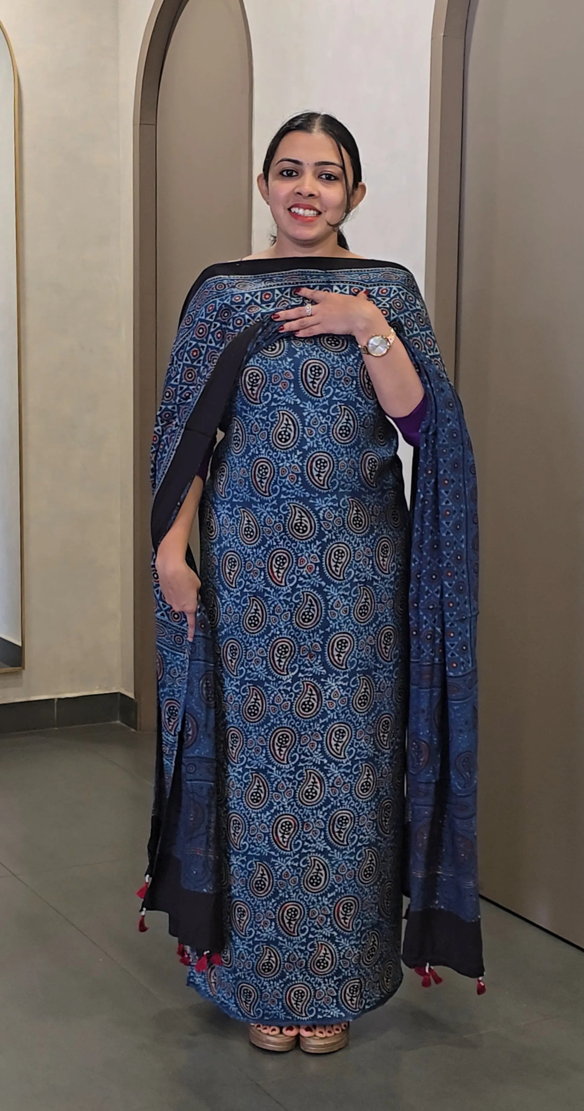 Pure Modal Silk Salwarsuit - SC 10186