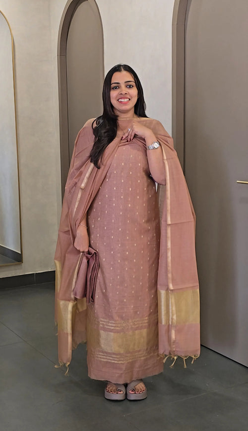 Chanderi Silk Salwarsuit - SC 10852