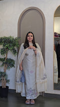 Chanderi Silk Salwarsuit - SC 10900