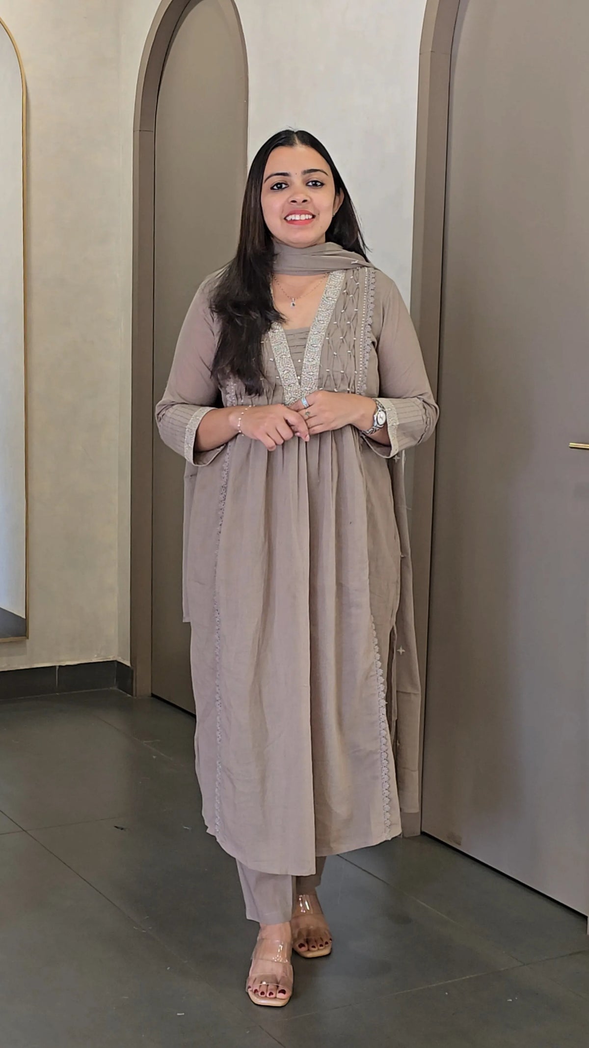 Mul Cotton Salwar Set - SC 10678