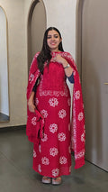 Crepe Georgette Salwarsuit with Lucknowi work - SC 10807