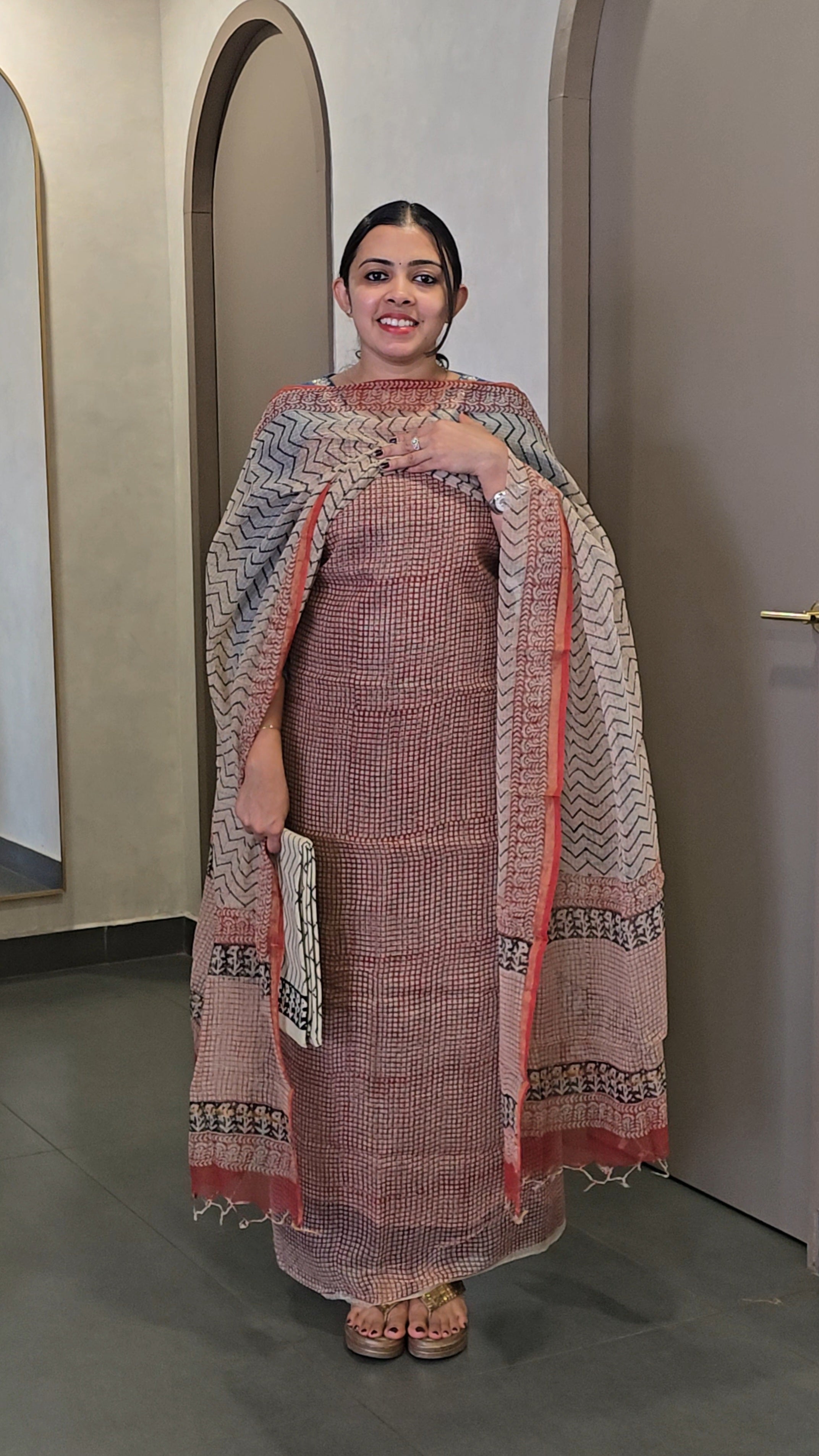 Kota Doria Salwarsuit - SC 10325