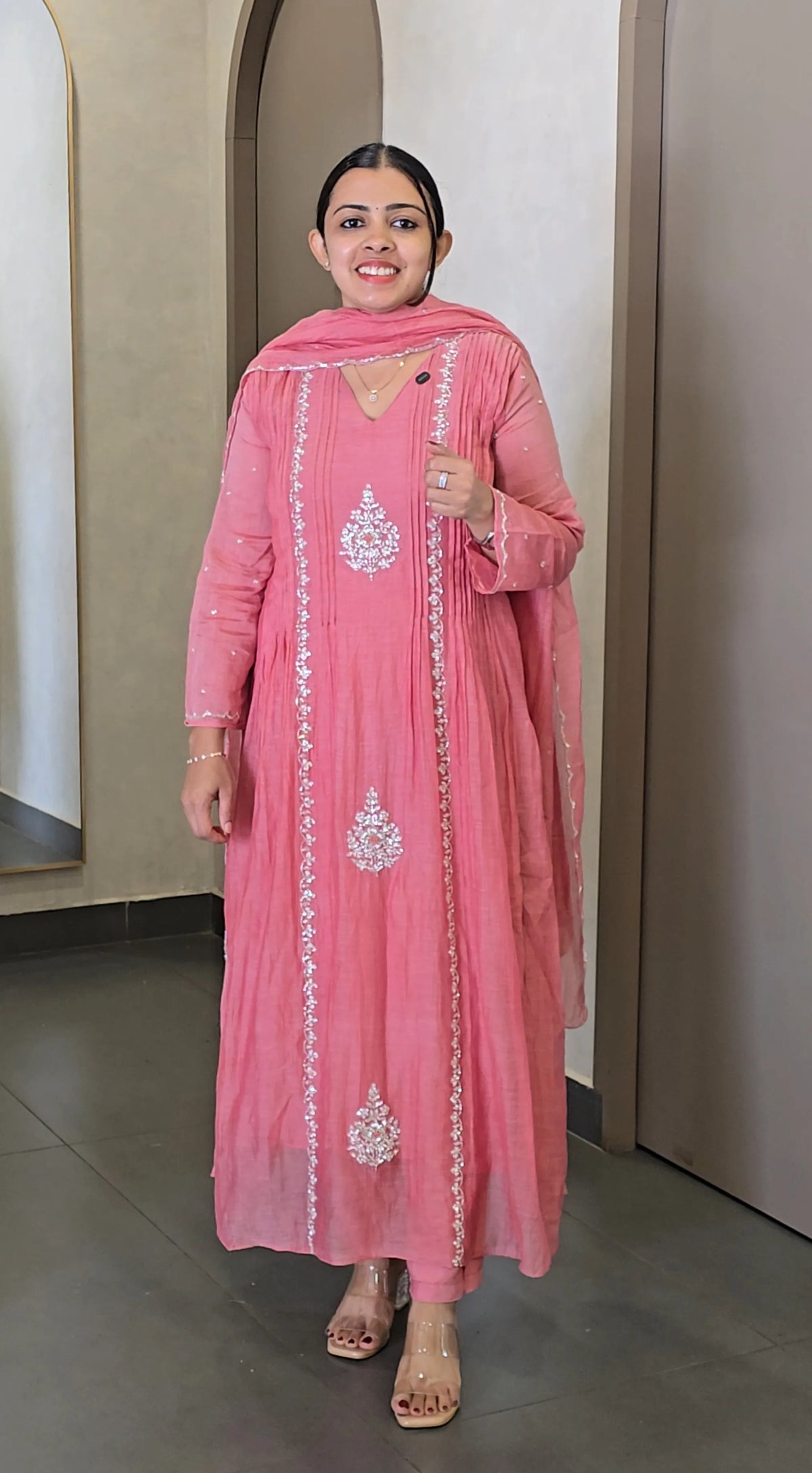 Ready to wear Premium MulChanderi Salwarset - SC 10584