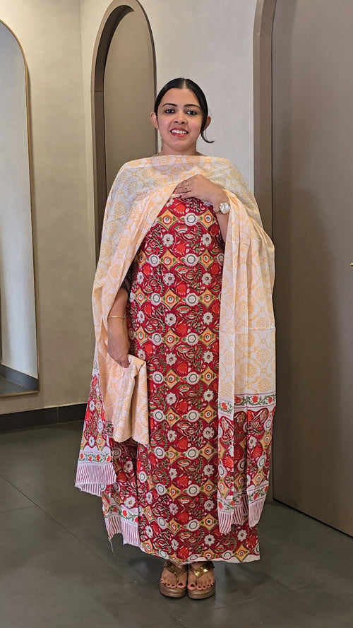 Cotton Salwarsuit - SC 10135