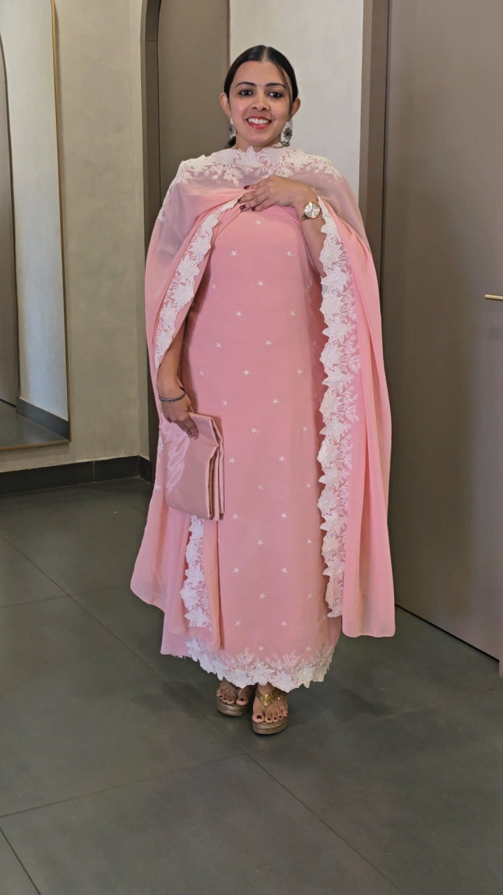 Georgette Cutwork Salwarsuit - SC 1004