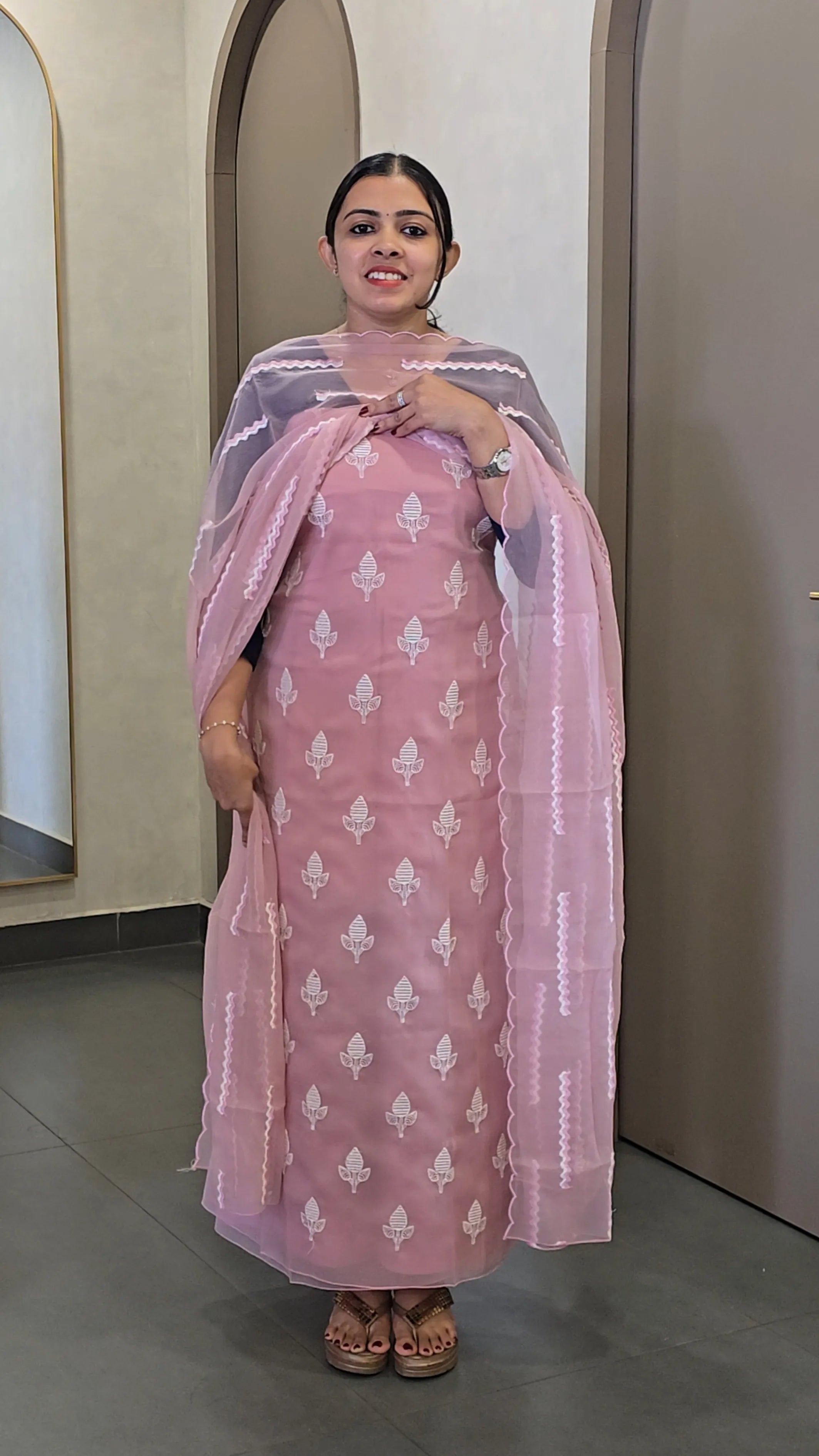 Crepe Silk Salwarsuit - SC 9810