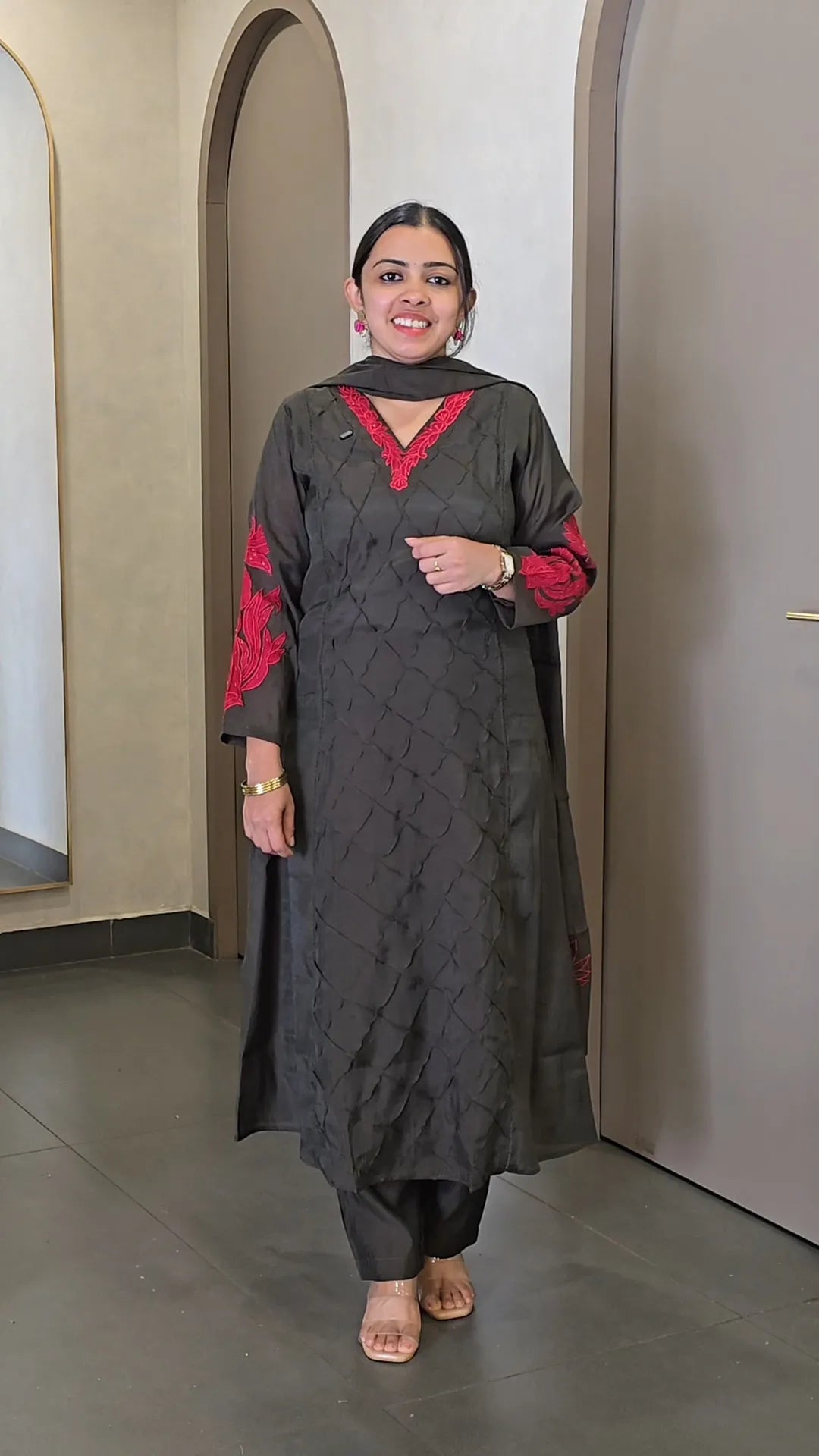 MulChanderi Salwarset - SC 10734