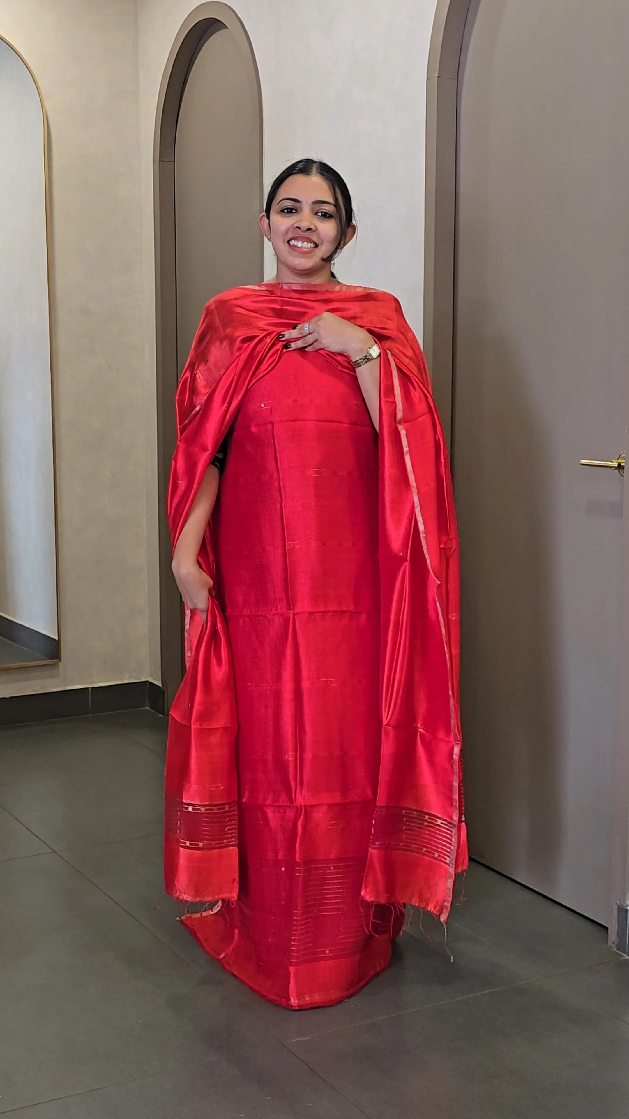 Pure Tussar Organza Salwarsuit - SC 10057