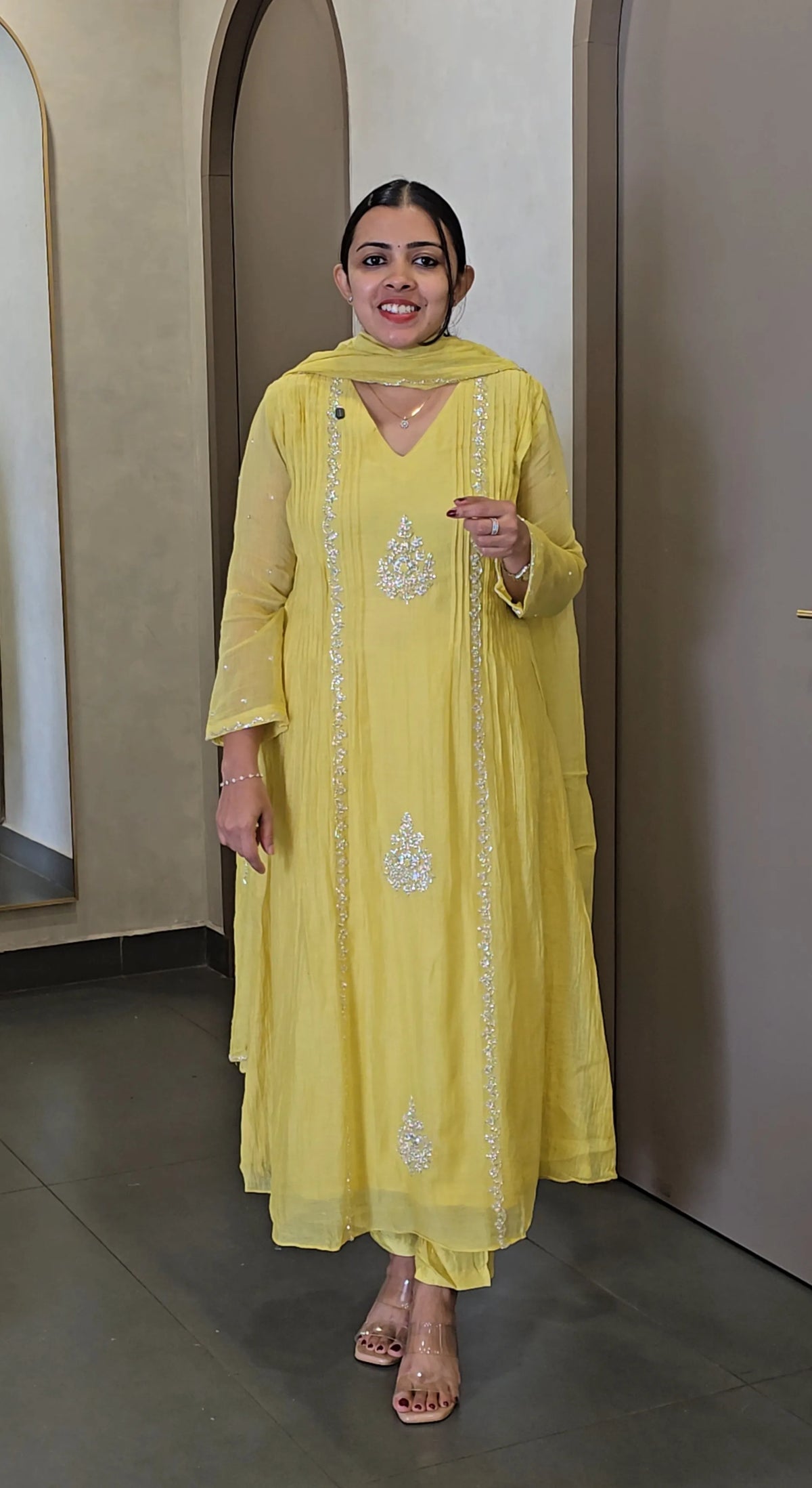 Ready to wear Premium MulChanderi Salwarset - SC 10584