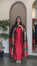 Chanderi Silk Salwarsuit - SC 10987