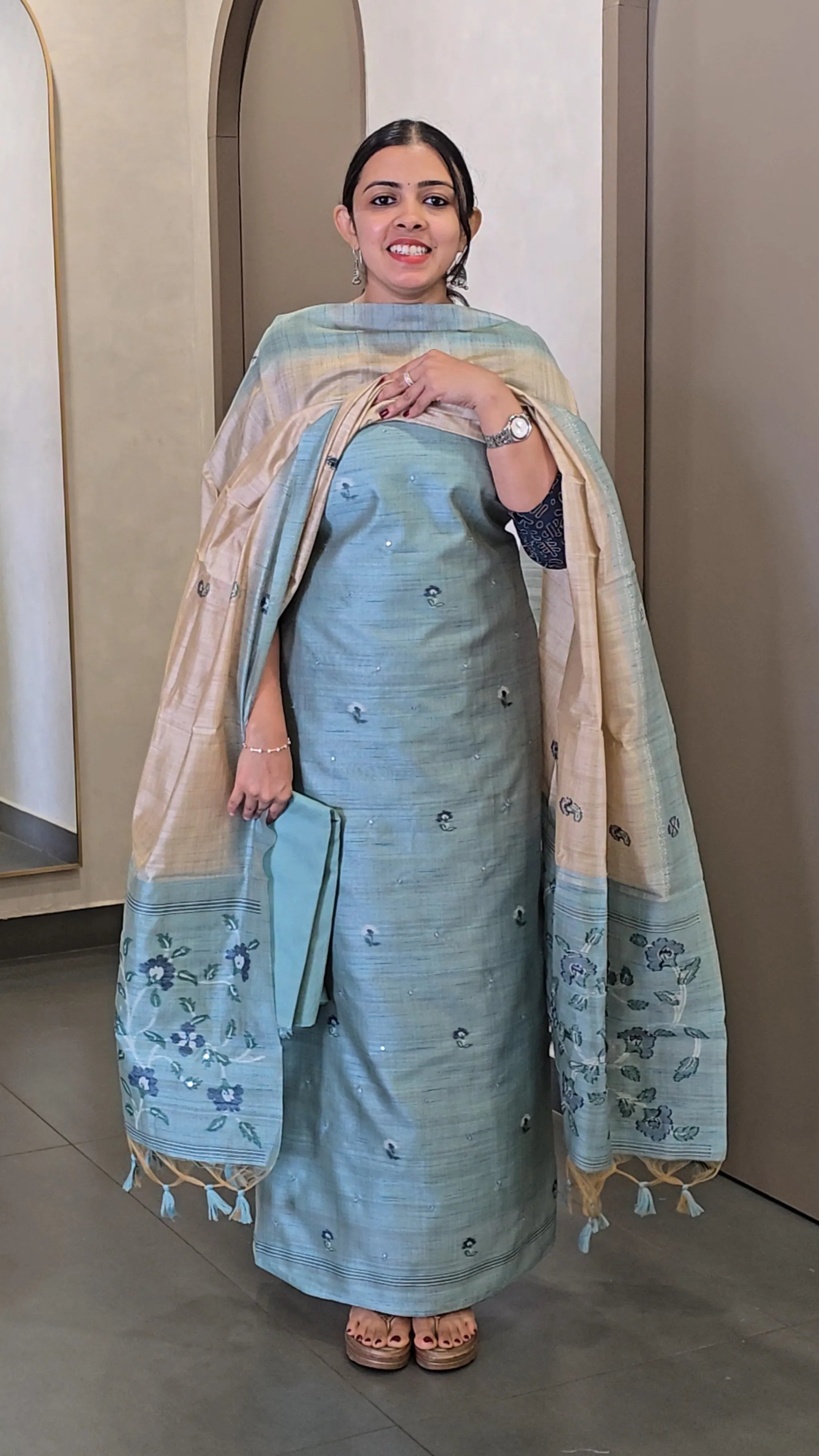 Ghicha Silk Salwarsuit - SC 10718