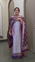 Soft Silk Banarasi Salwarsuit - SC 10254